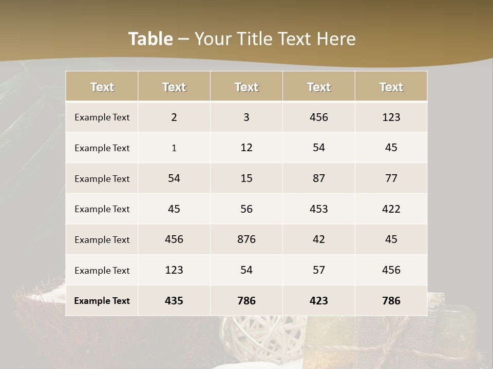 Ball Black Candle PowerPoint Template