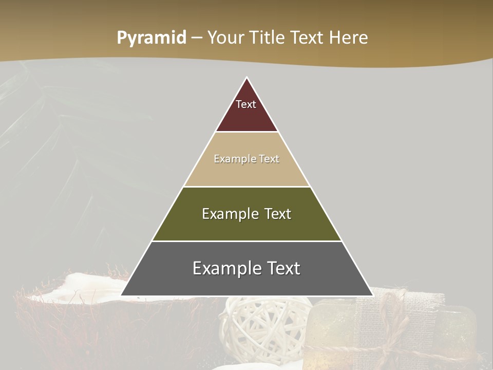 Ball Black Candle PowerPoint Template