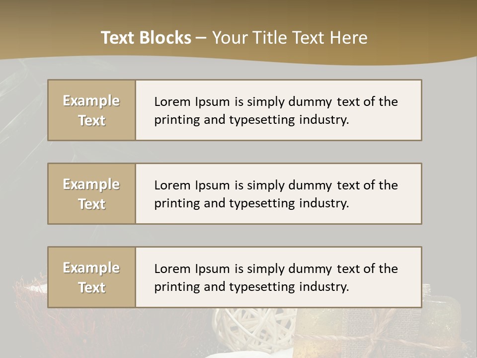 Ball Black Candle PowerPoint Template