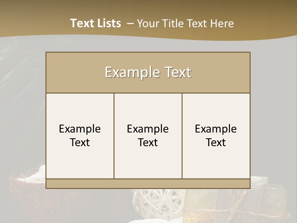 Ball Black Candle PowerPoint Template