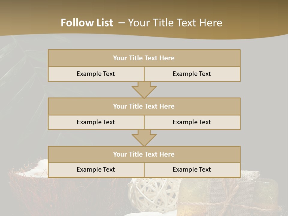 Ball Black Candle PowerPoint Template