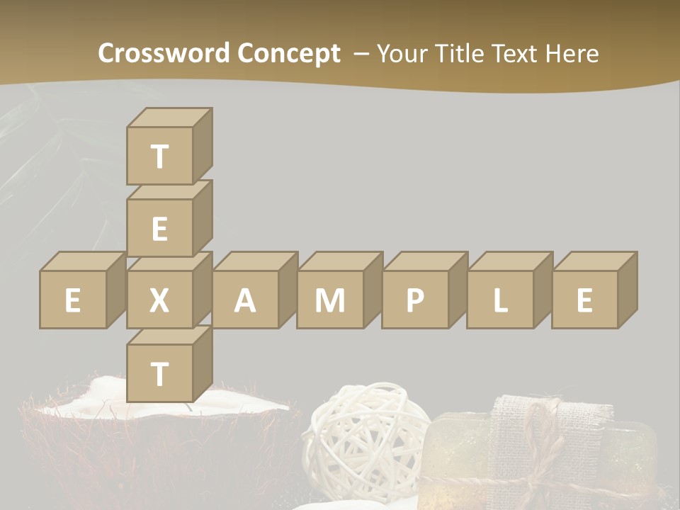 Ball Black Candle PowerPoint Template