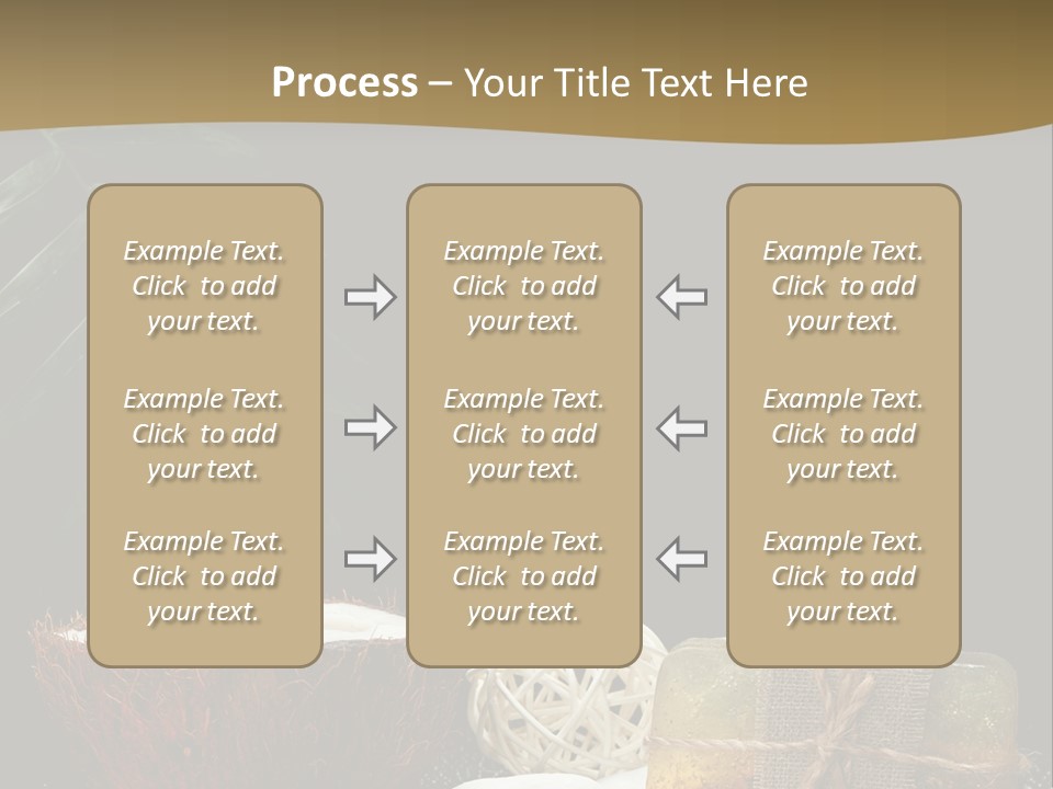 Ball Black Candle PowerPoint Template