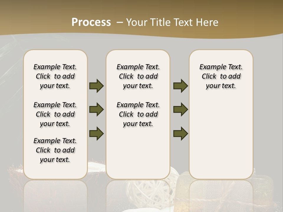 Ball Black Candle PowerPoint Template
