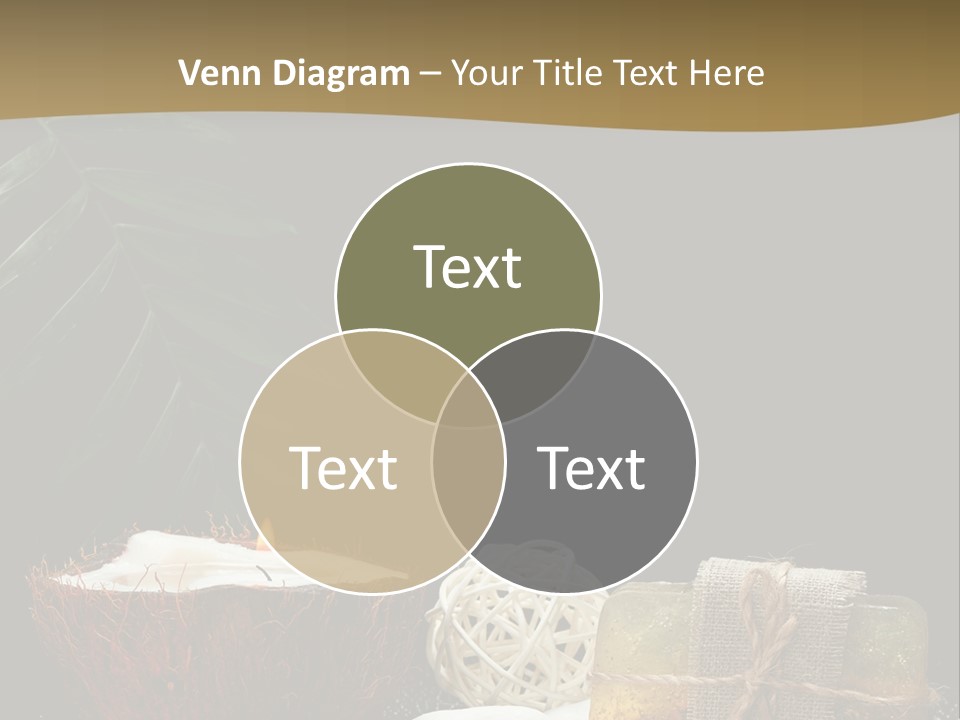 Ball Black Candle PowerPoint Template