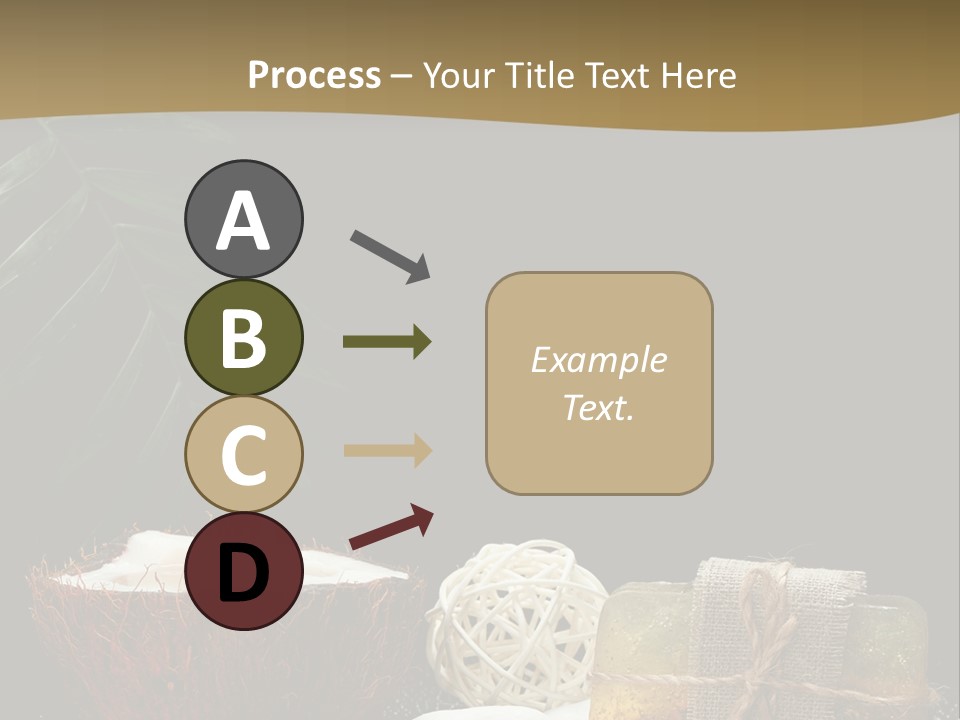 Ball Black Candle PowerPoint Template