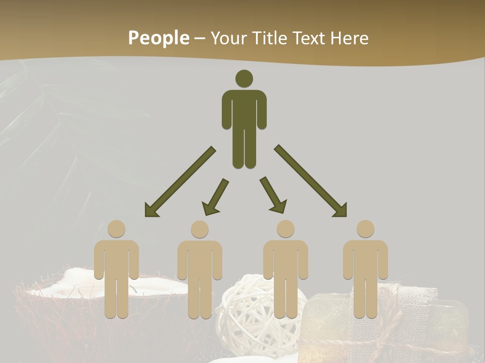 Ball Black Candle PowerPoint Template