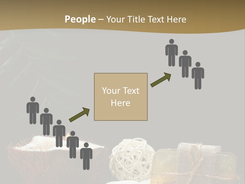 Ball Black Candle PowerPoint Template