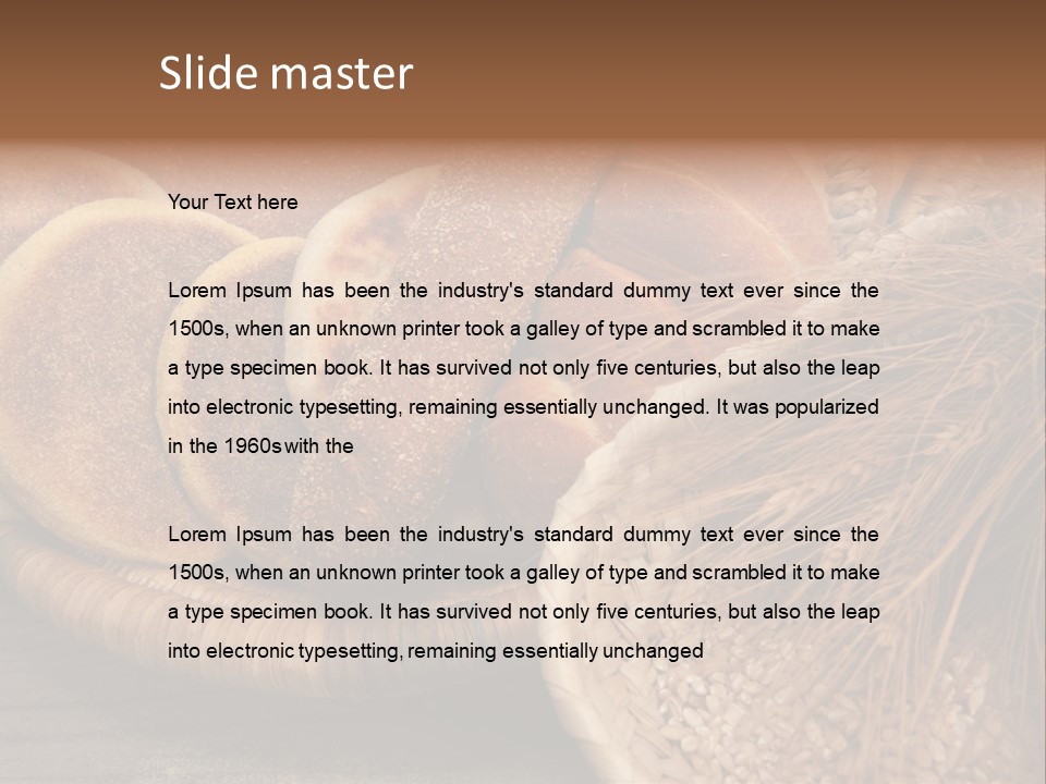 Cro Cru Aliment PowerPoint Template