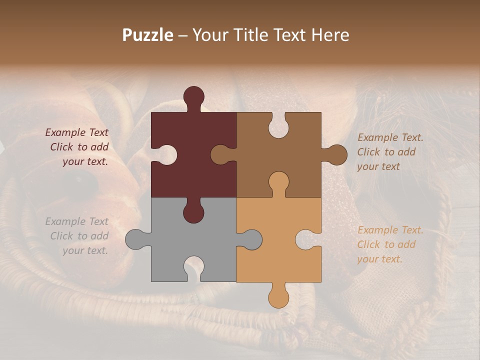 Maison Traditionnel Repas PowerPoint Template