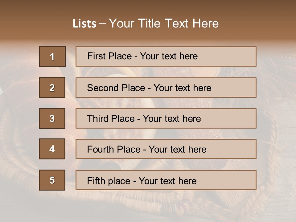 Maison Traditionnel Repas PowerPoint Template