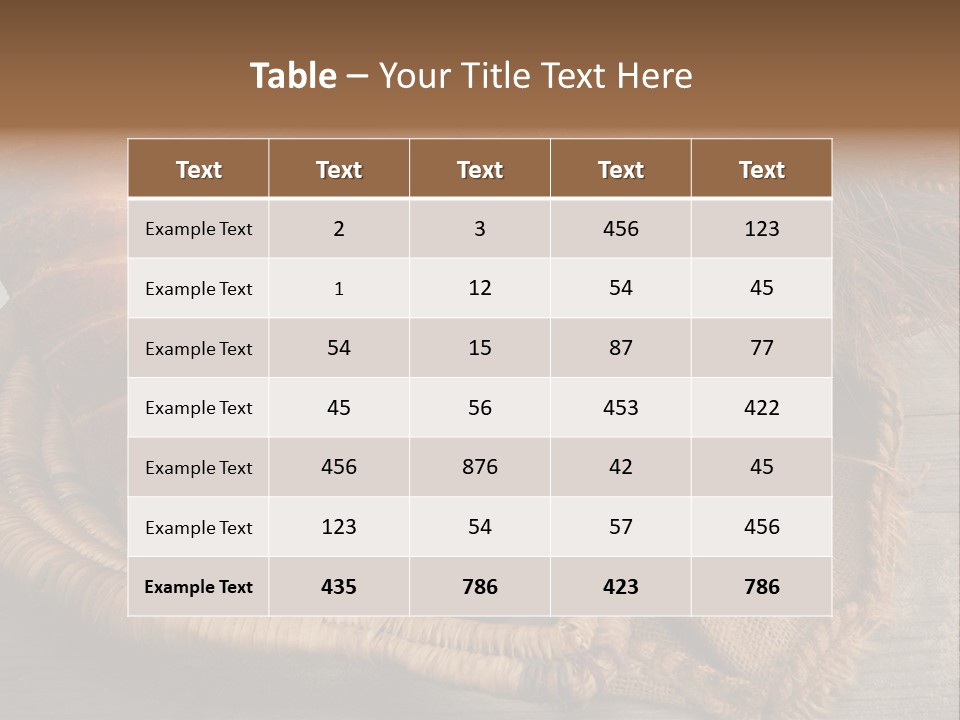 Maison Traditionnel Repas PowerPoint Template