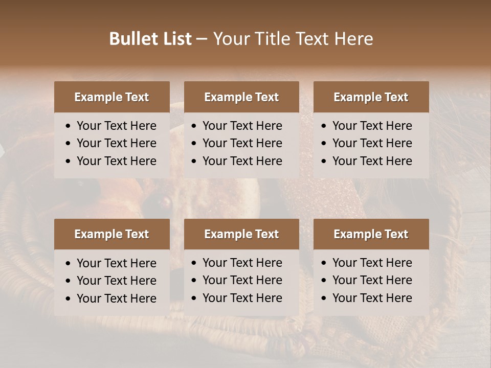 Maison Traditionnel Repas PowerPoint Template