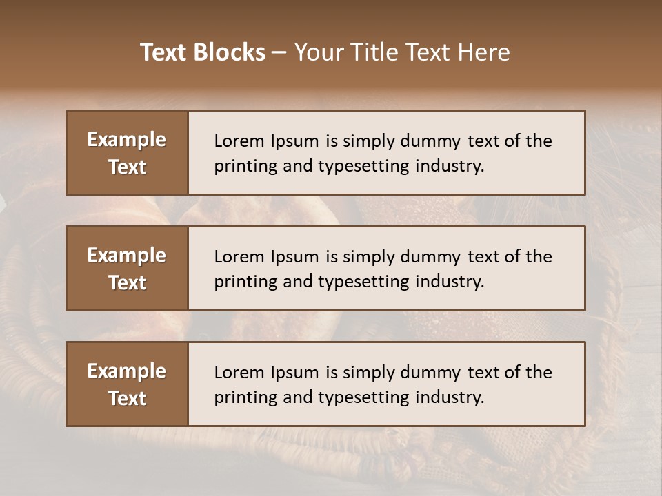 Maison Traditionnel Repas PowerPoint Template
