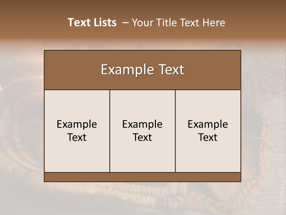 Maison Traditionnel Repas PowerPoint Template
