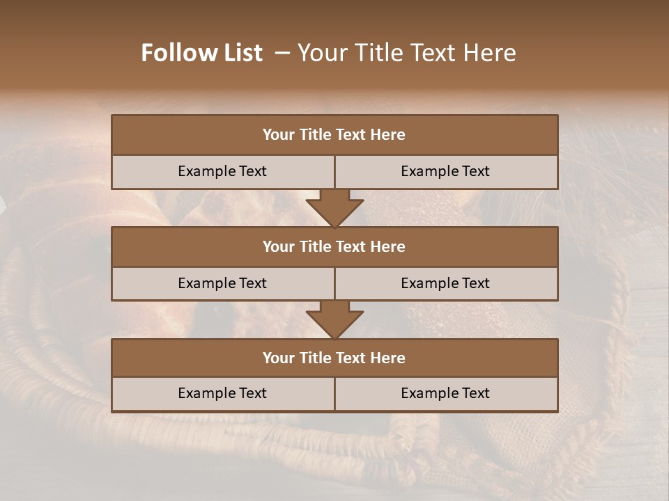 Maison Traditionnel Repas PowerPoint Template