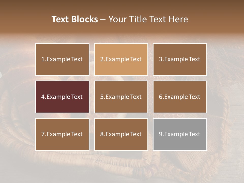 Maison Traditionnel Repas PowerPoint Template