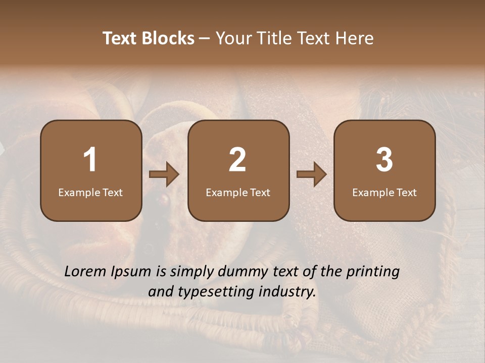 Maison Traditionnel Repas PowerPoint Template