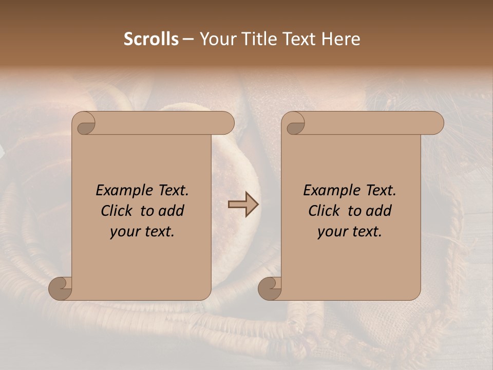 Maison Traditionnel Repas PowerPoint Template