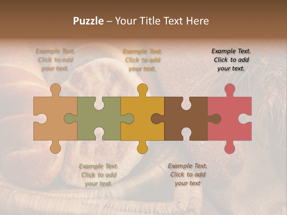 Rustique Frais Pain PowerPoint Template