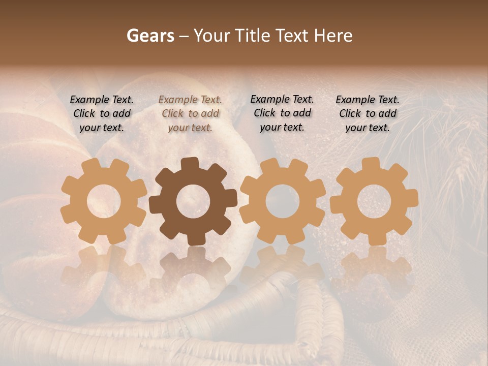 Rustique Frais Pain PowerPoint Template