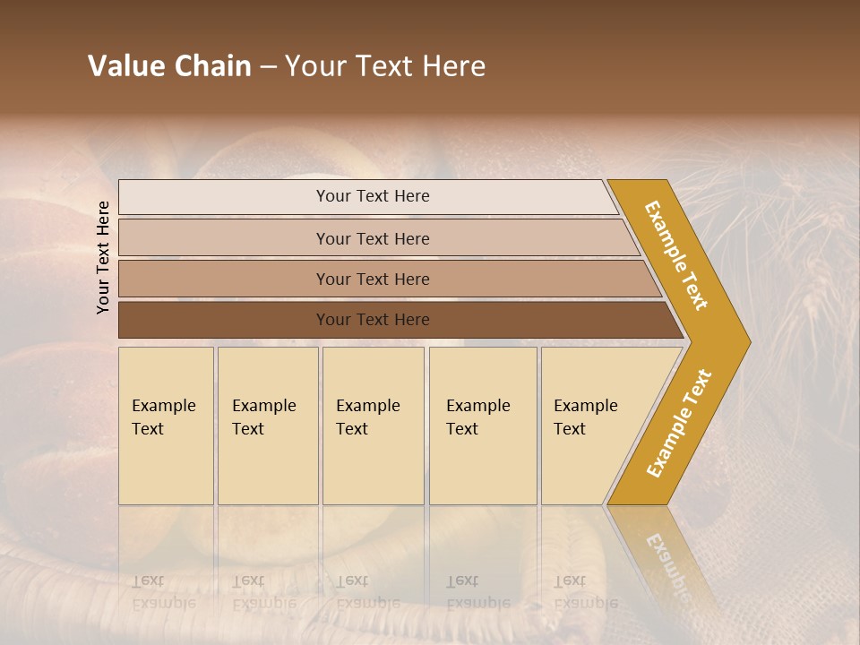 Rustique Frais Pain PowerPoint Template