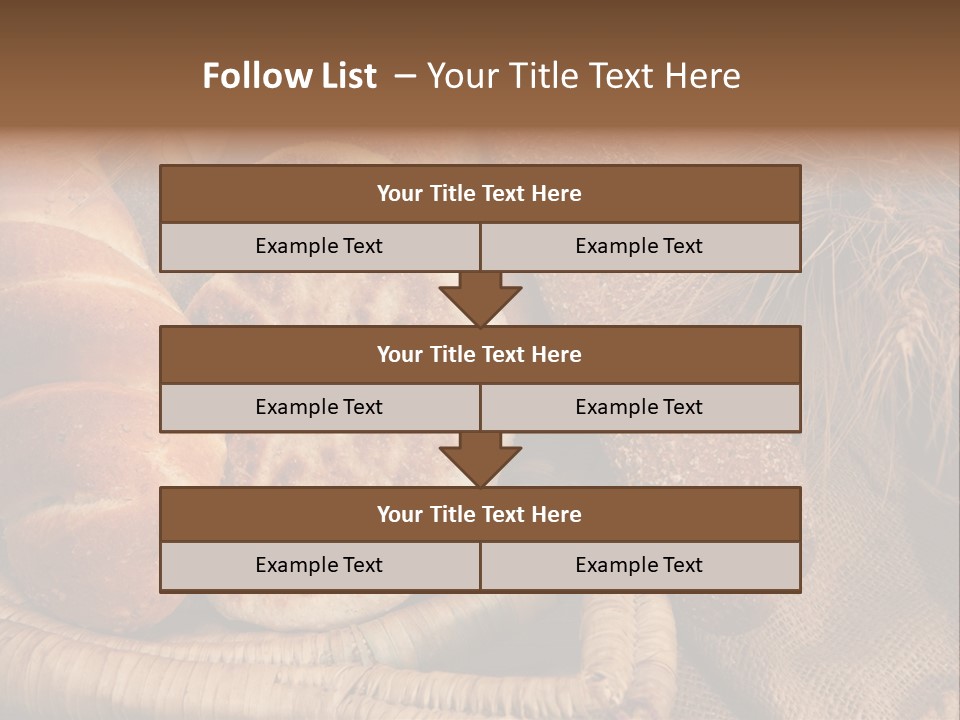 Rustique Frais Pain PowerPoint Template
