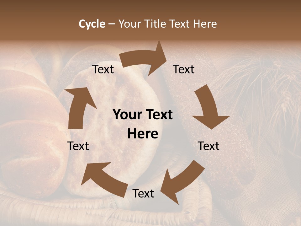 Rustique Frais Pain PowerPoint Template