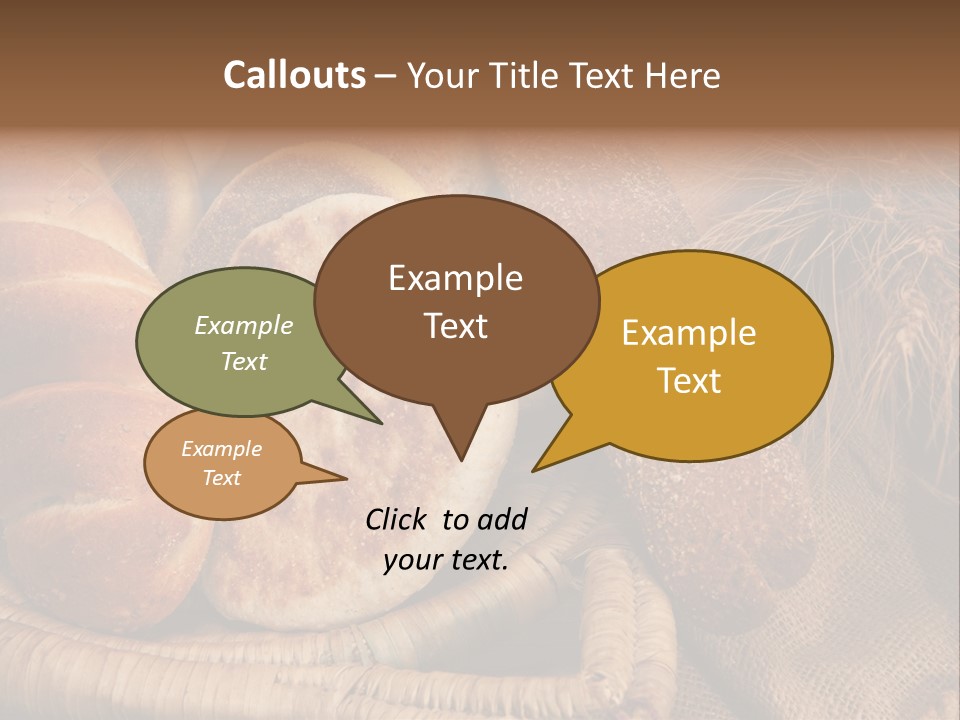 Rustique Frais Pain PowerPoint Template