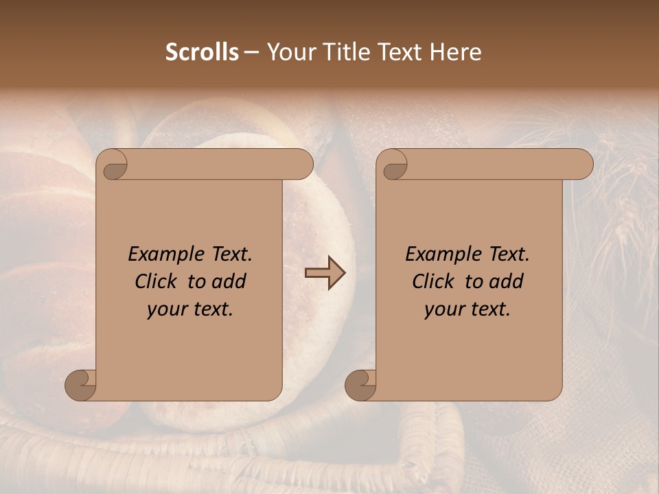Rustique Frais Pain PowerPoint Template