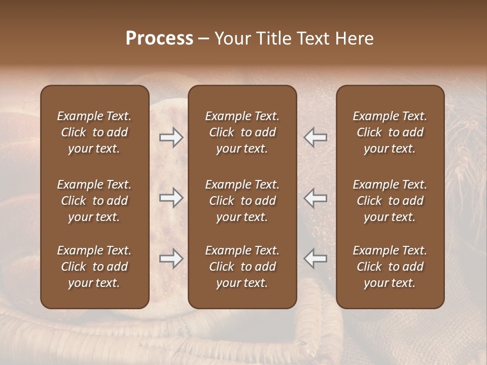 Rustique Frais Pain PowerPoint Template