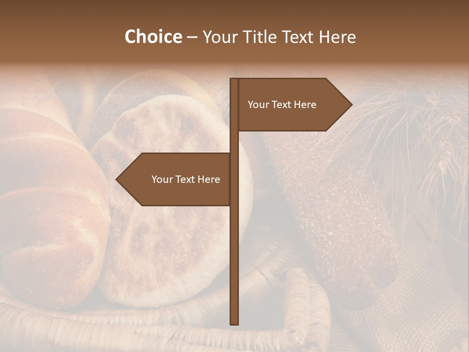 Rustique Frais Pain PowerPoint Template