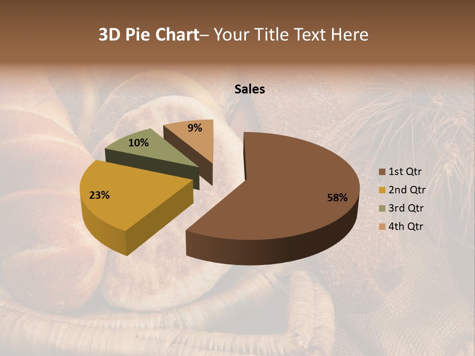 Rustique Frais Pain PowerPoint Template