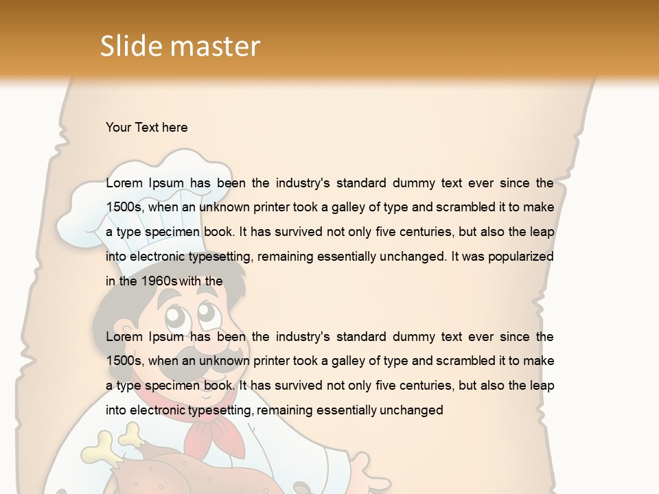 Smiling Clipart Design PowerPoint Template