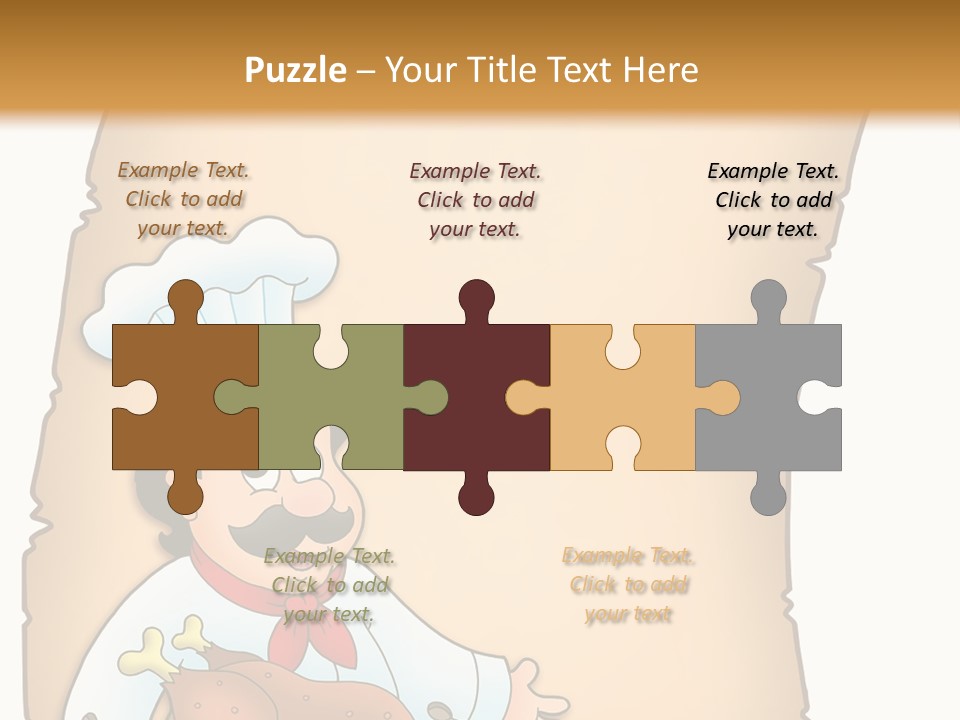 Smiling Clipart Design PowerPoint Template