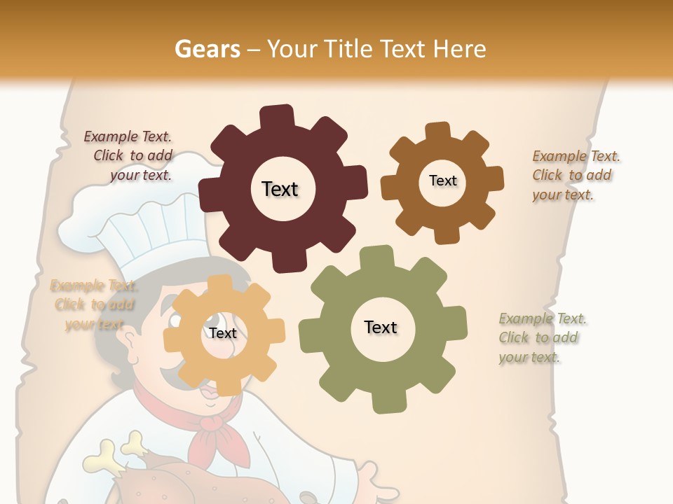 Smiling Clipart Design PowerPoint Template