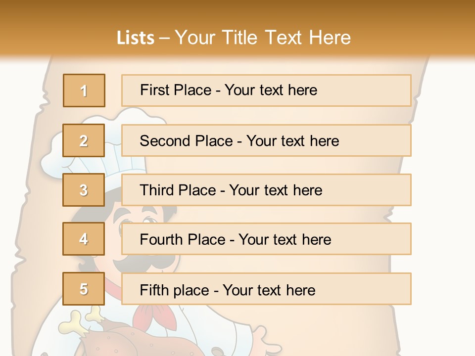 Smiling Clipart Design PowerPoint Template