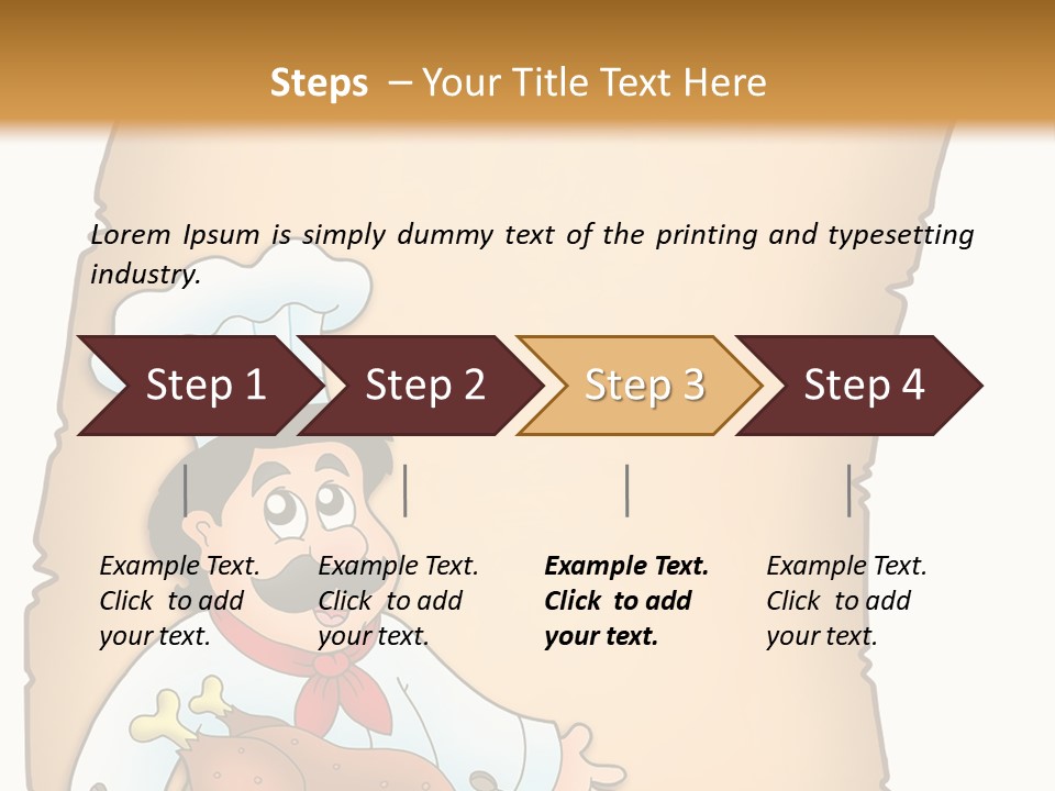 Smiling Clipart Design PowerPoint Template