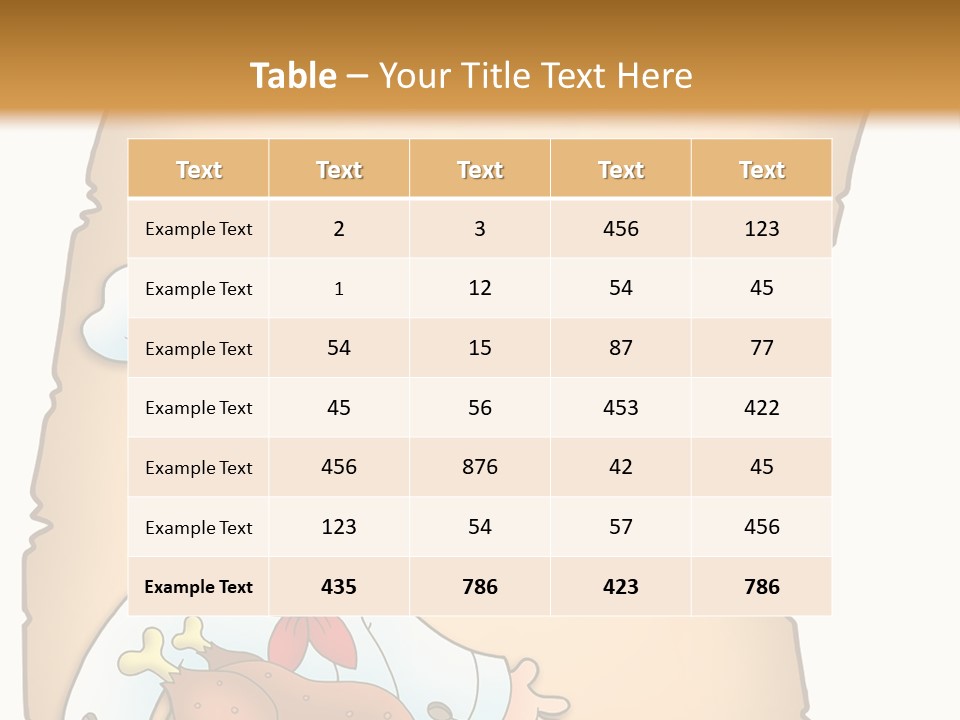 Smiling Clipart Design PowerPoint Template