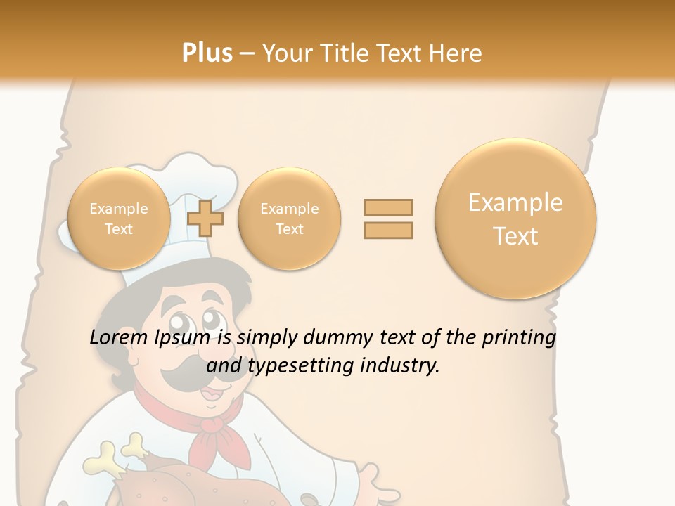 Smiling Clipart Design PowerPoint Template