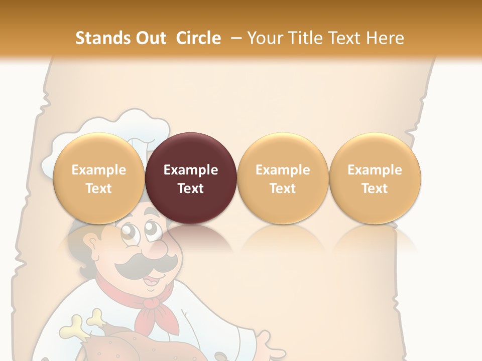 Smiling Clipart Design PowerPoint Template