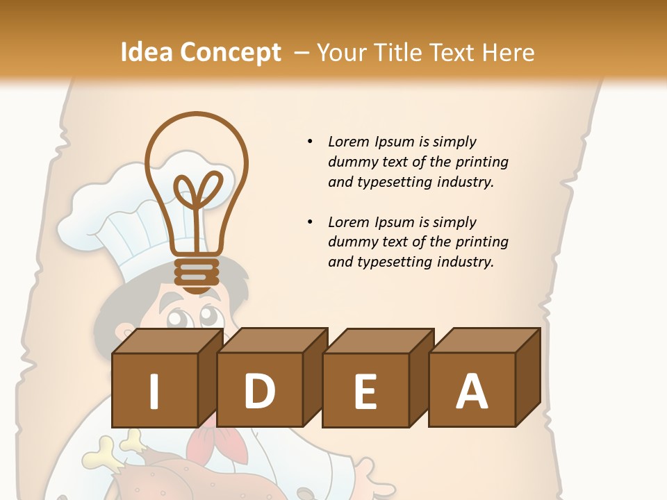 Smiling Clipart Design PowerPoint Template