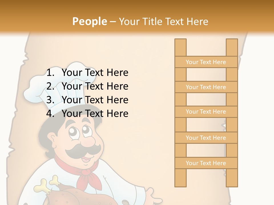 Smiling Clipart Design PowerPoint Template