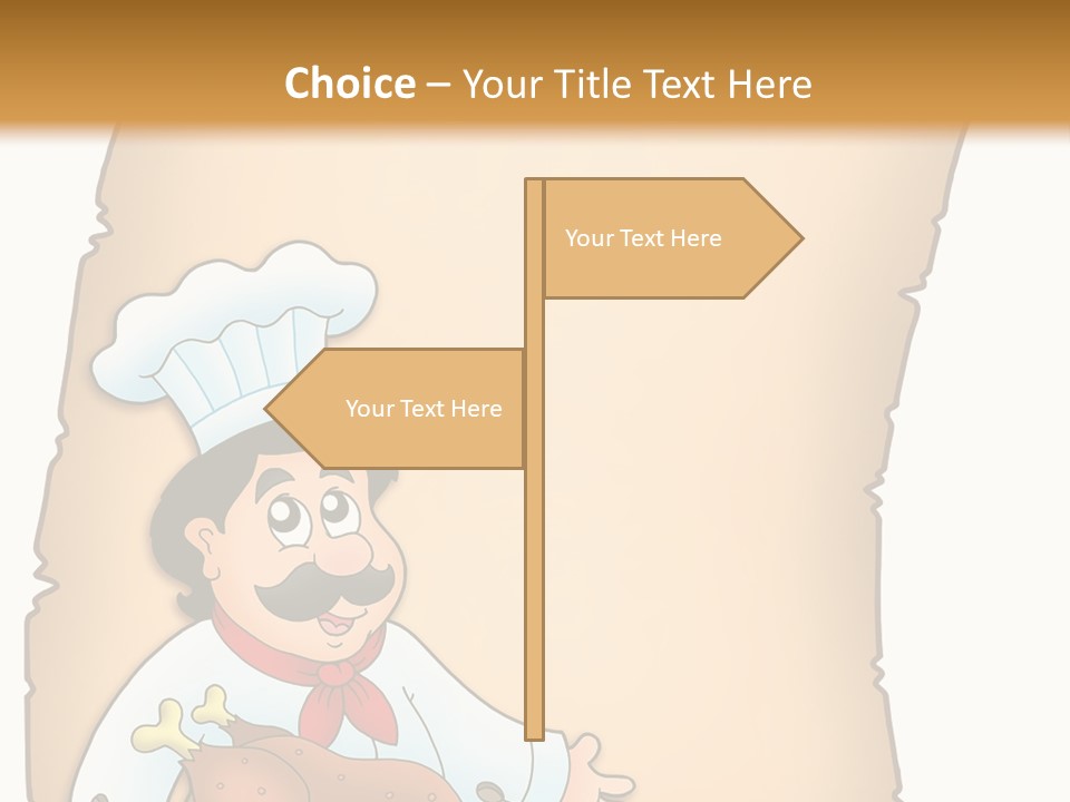 Smiling Clipart Design PowerPoint Template