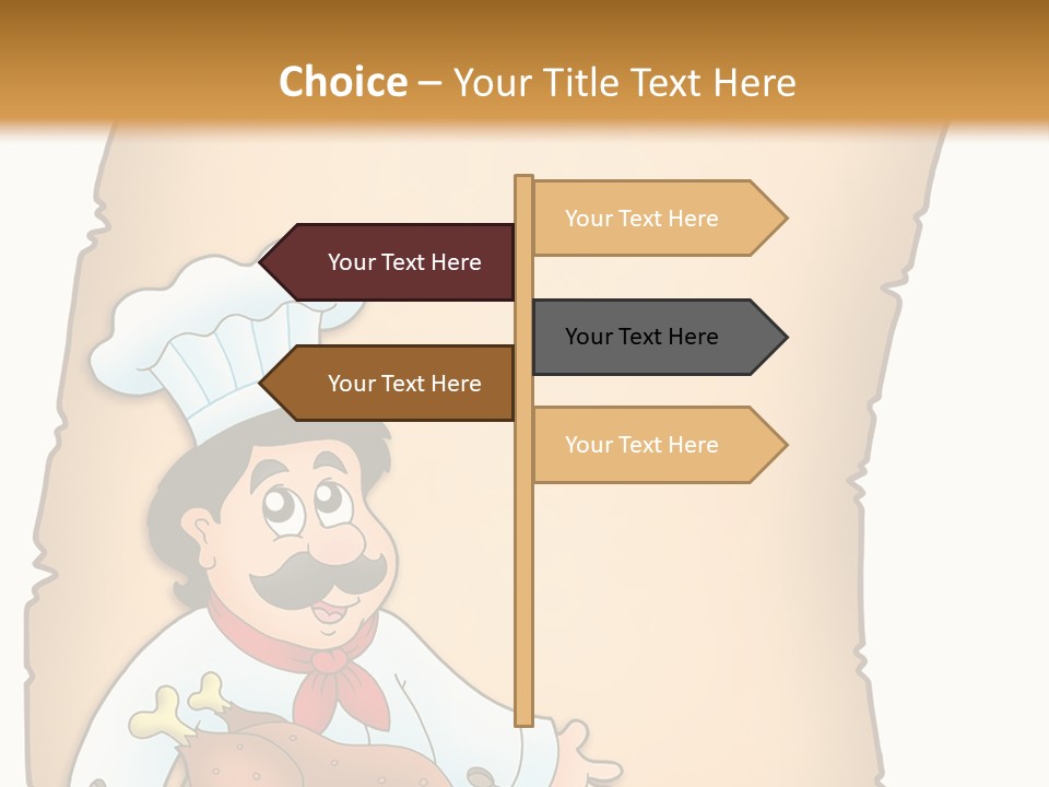 Smiling Clipart Design PowerPoint Template