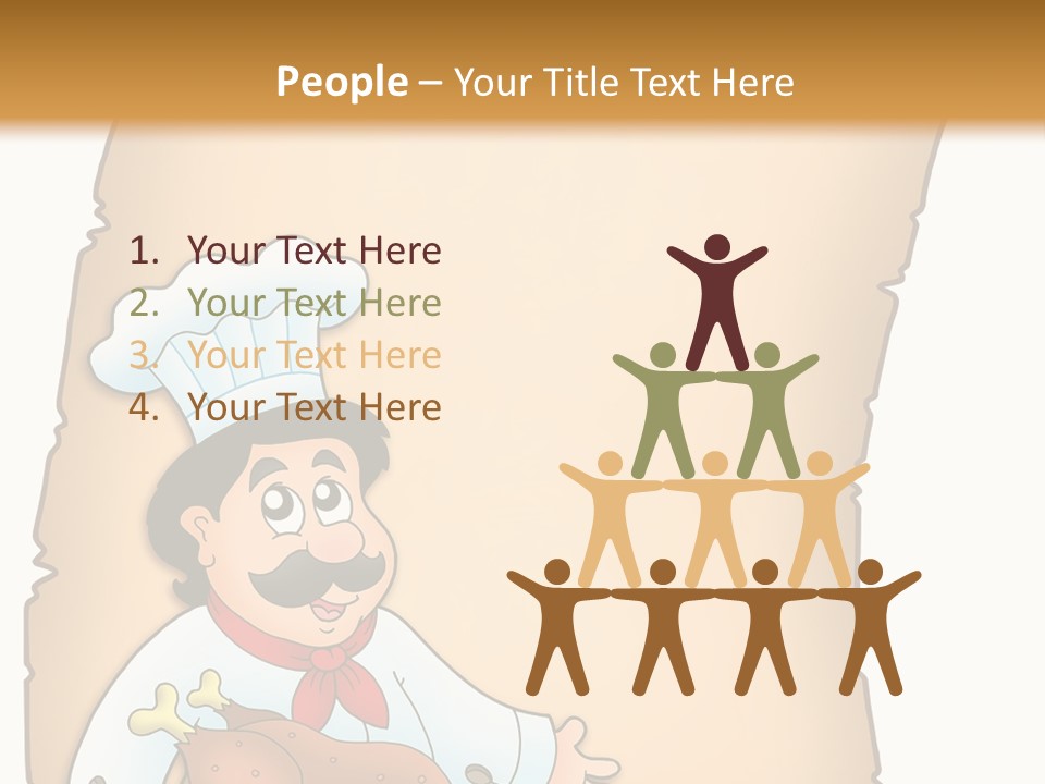 Smiling Clipart Design PowerPoint Template