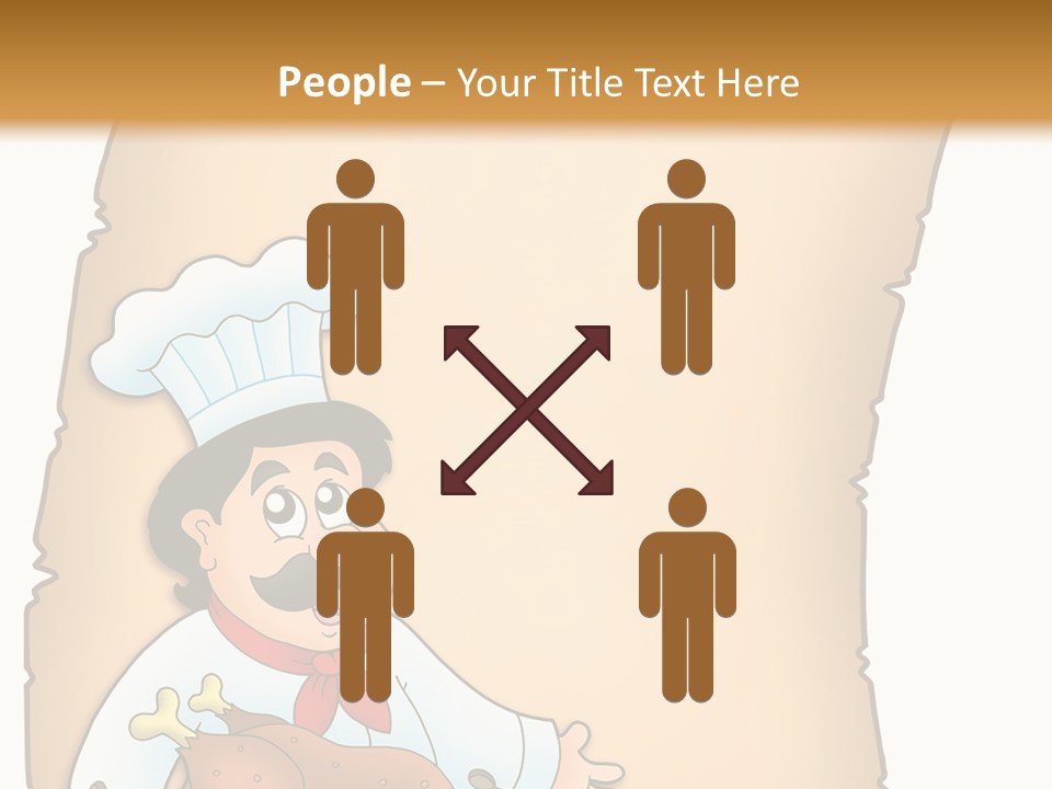 Smiling Clipart Design PowerPoint Template