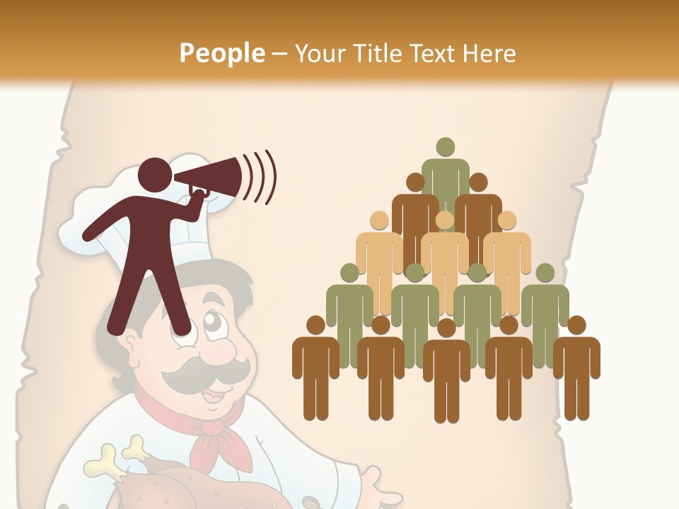 Smiling Clipart Design PowerPoint Template