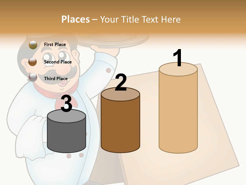 Table Professional Plate PowerPoint Template