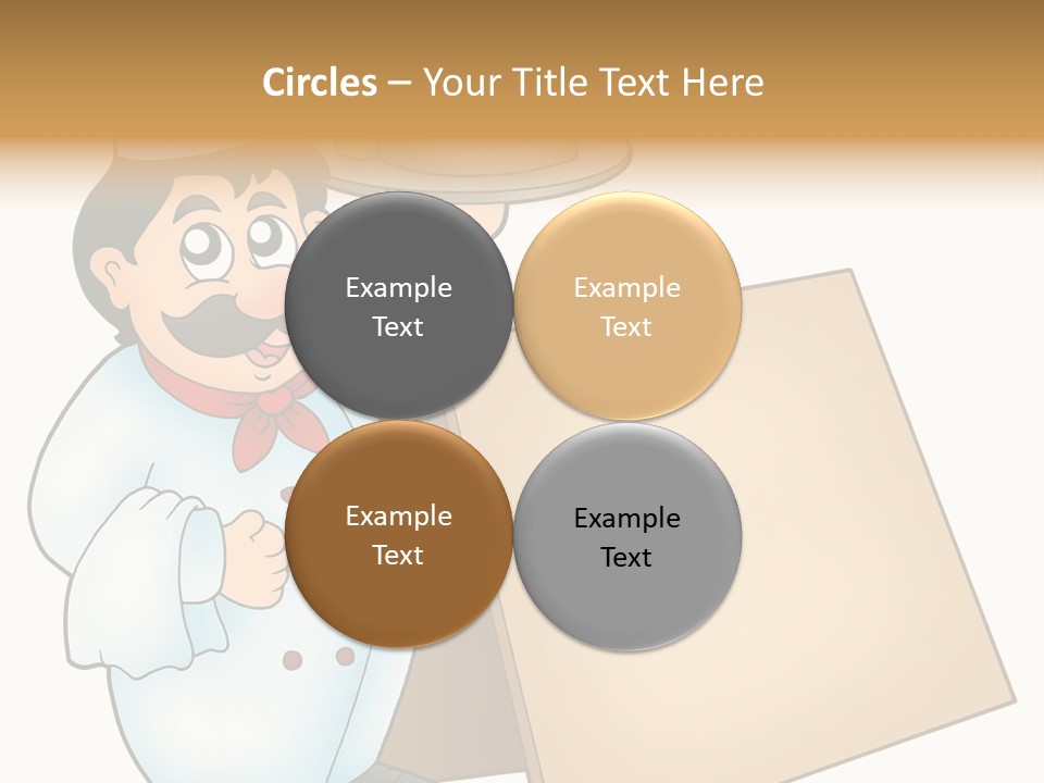Table Professional Plate PowerPoint Template
